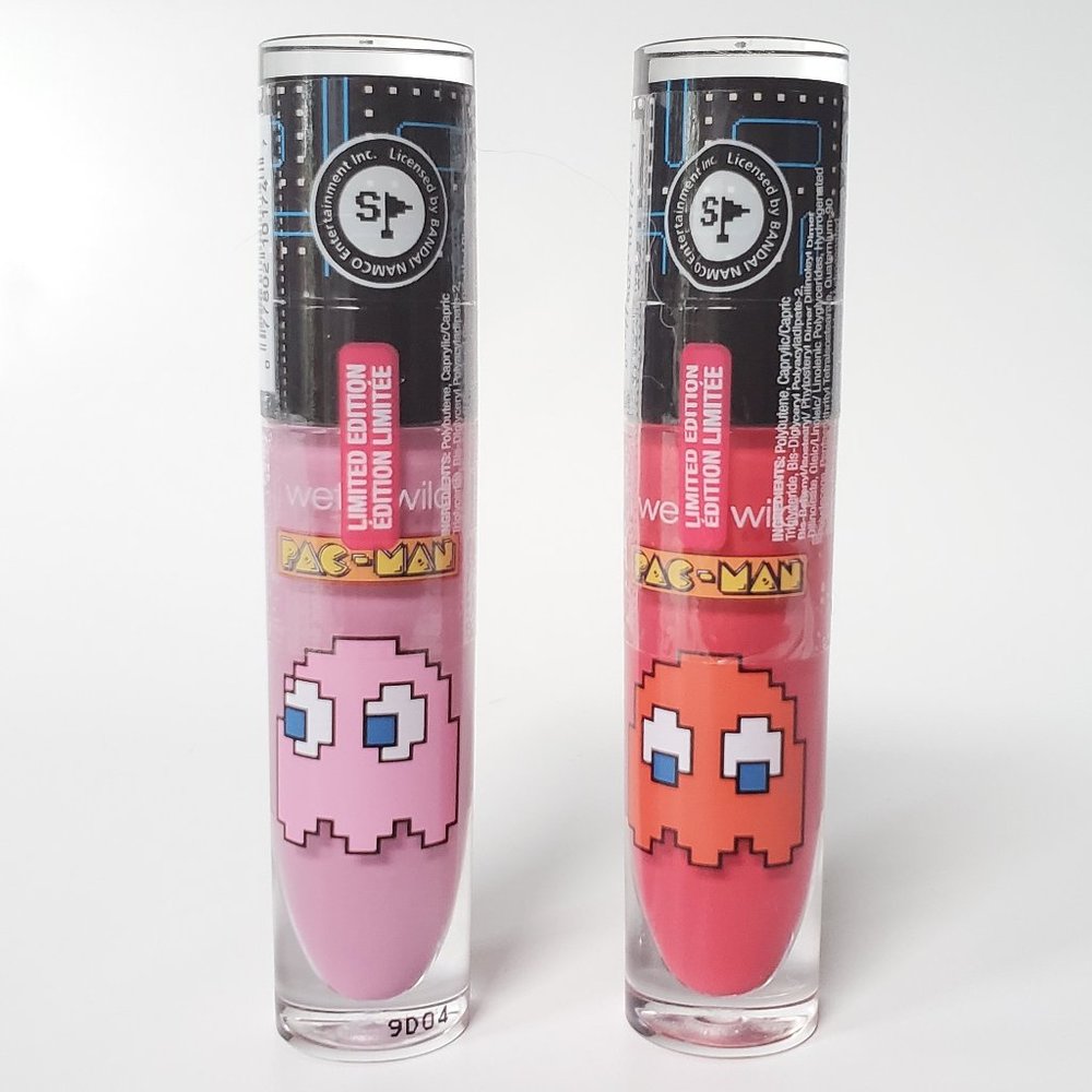 ๐ HP ๐ Set of 2 Wet n Wild PACMAN Lip Gloss Ltd Edition - Picture 2 of 9